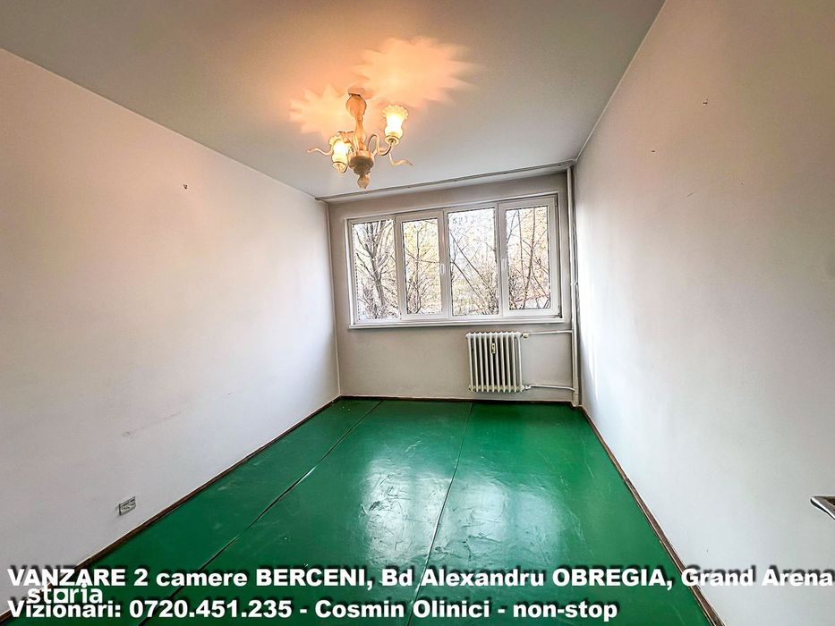 Apartament 2 camere Bd Obregia etaj 2 aproape Grand Arena 50 mp