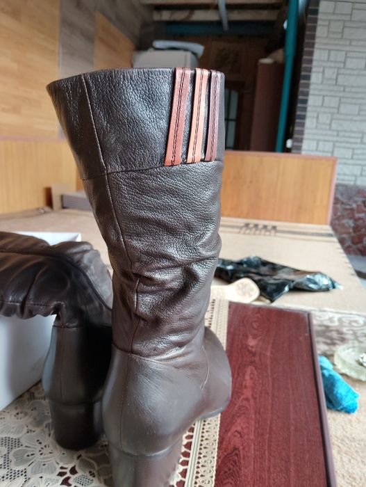 Сапожки кожаные продам