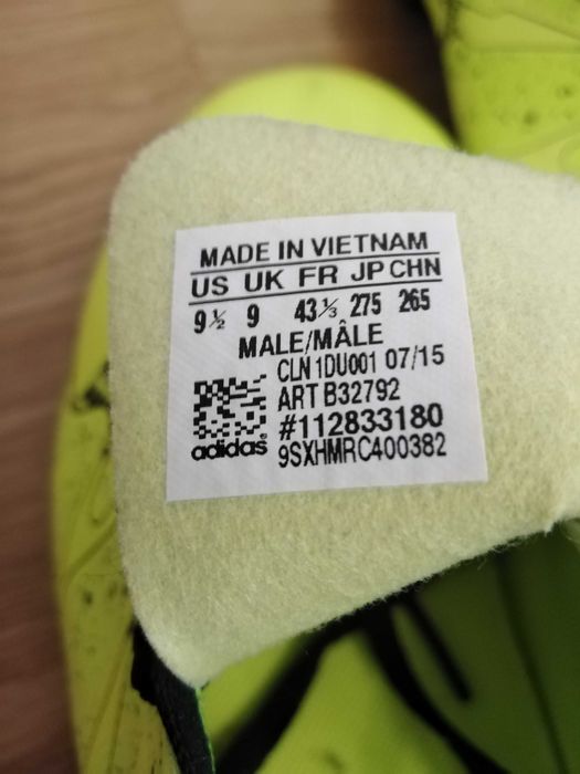 Бутони Adidas X 15.4 номер-43 1/3