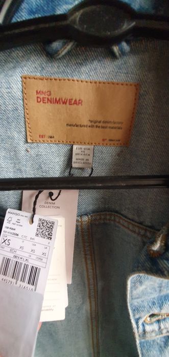 Geaca noua denim Mango
