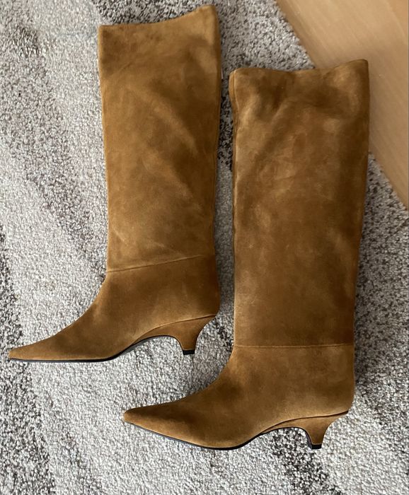 Cizme Zara din piele, noi