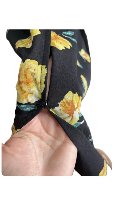 Rochie lungă cu imprimeu floral, fără defecte, mărimea S