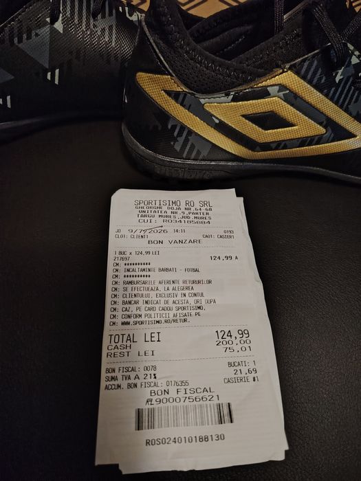 Ghete fotbal - Sintetic Umbro