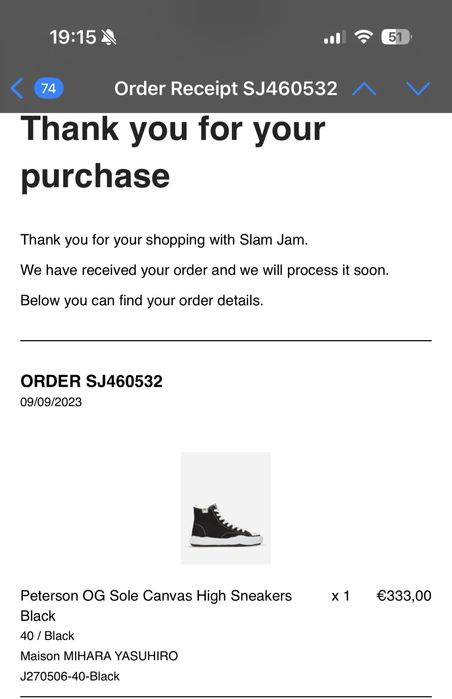 Maison Mihara Yasuhiro OG Sole High Sneakers