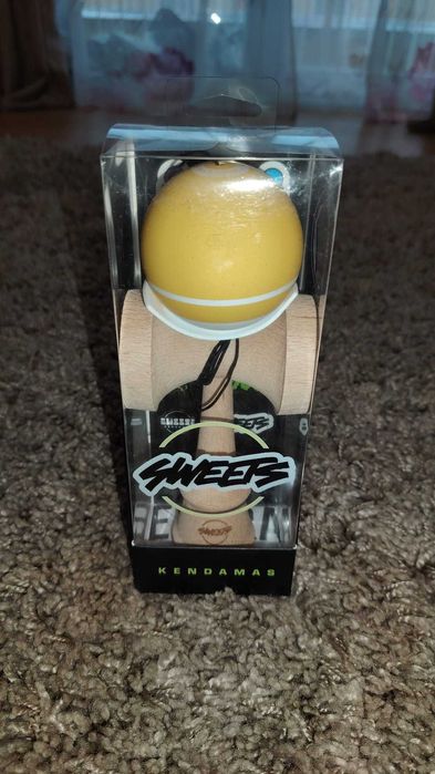 Kendama Sweets Tracker Broken Anti Skid Yellow galben