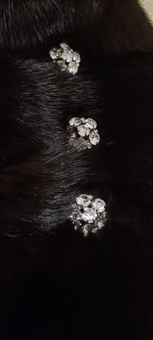 Теплая норковая шуба