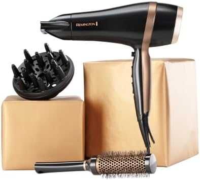 Нов Подаръчен комплект сешоар 2100W с дифузер и аксесоари Remington