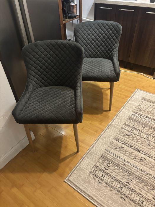 PEBRINGE Scaun PEBRINGE catifea gri/stejar natur