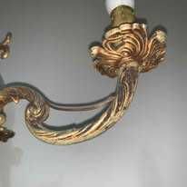 Veioza de podea din brobz