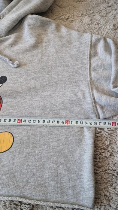 Crop hoodie, imprimeu Disney, Bershka