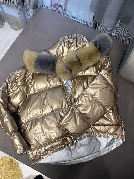 Дамско яке златисто