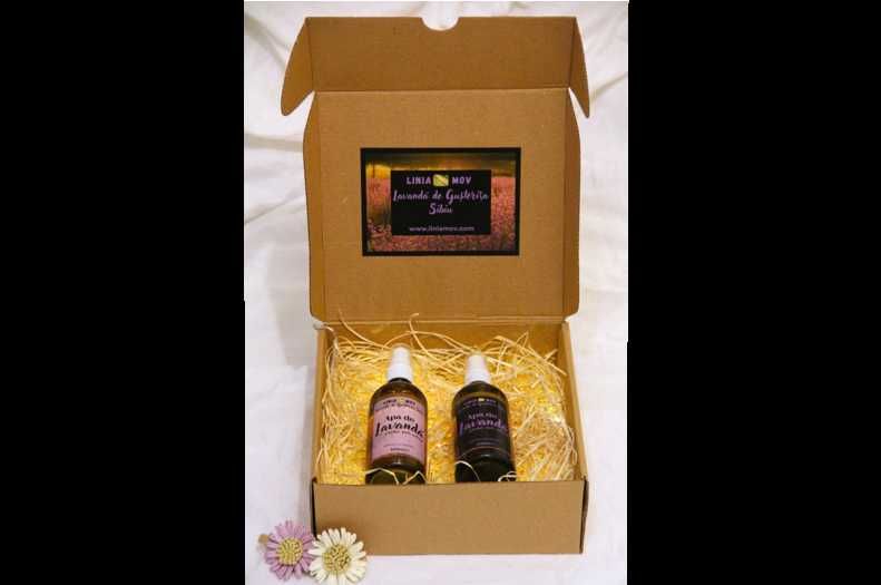 Linia Mov - Pachet Duo Îngrijire: 2 x apă de lavandă (cadou ideal)