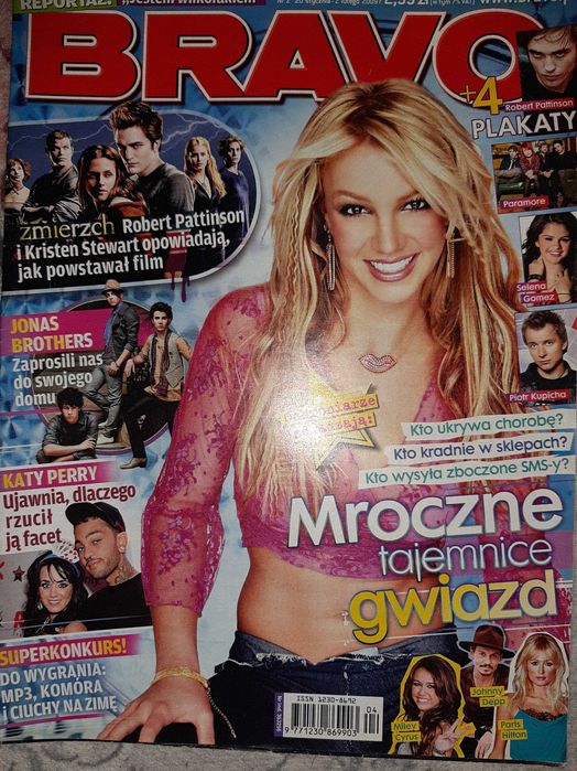 Revista Bravo anii 90-00 cu Britney Spears - editie straina