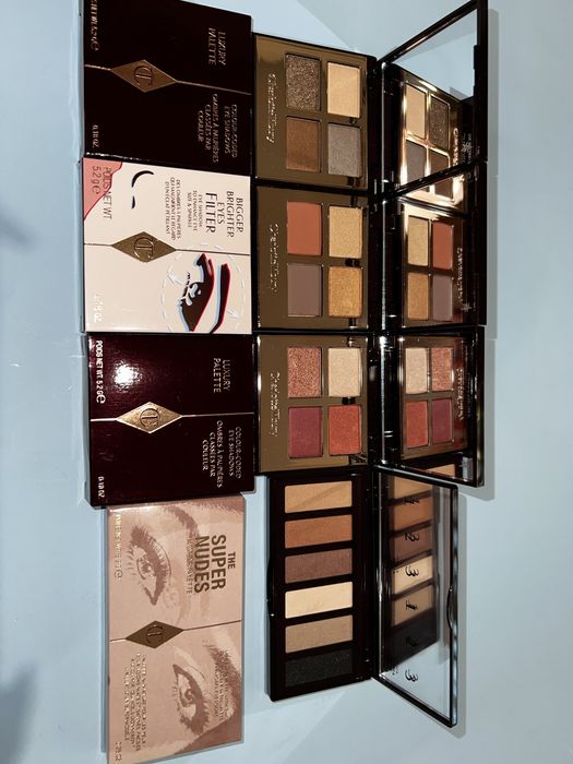 Палитри Huda,Natasha Denona,Charlotte Tilbury,ABH,Kylie,Too faced и др