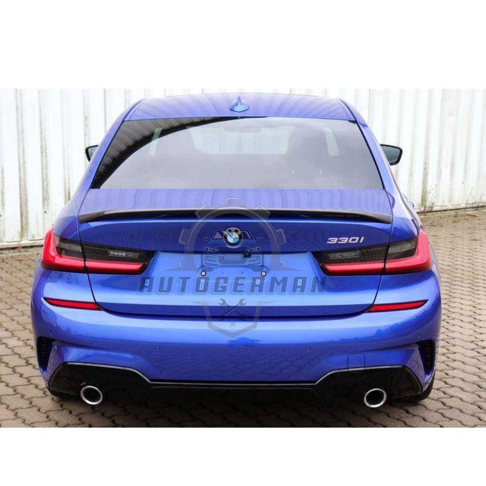 Спойлер BMW G20 MP style черен гланц бмв г20 крило багажник спорт