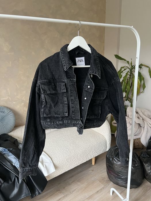 Дънково късо яке Zara, M размер