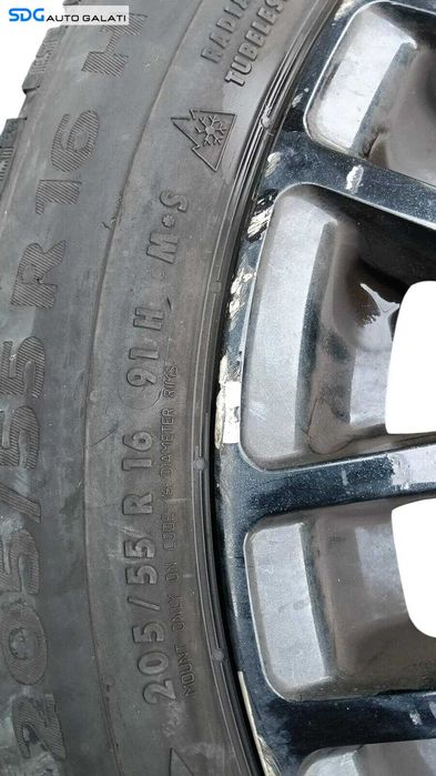 Set 4 Jante Roti Aliaj M+S 205 55 16 R16 7½Jx16H2 ET40 Audi A4 B8 2008 - 2015 [M8225]