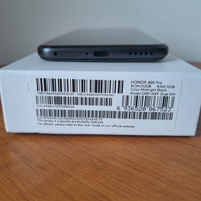Honor 400 Pro 512GB/12RAM Garanție