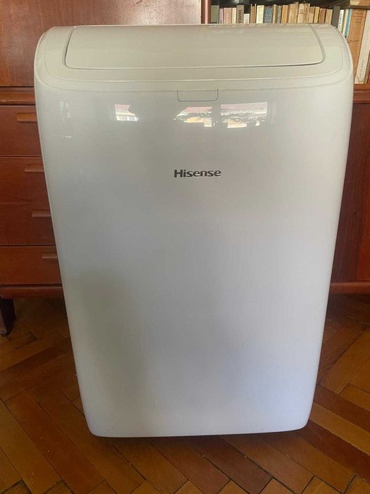 Aer Conditionat portabil HISENSE APC09QC, 9000 BTU, A, Wi-Fi, Functie Dezumidificare, kit instalare inclus, Alb