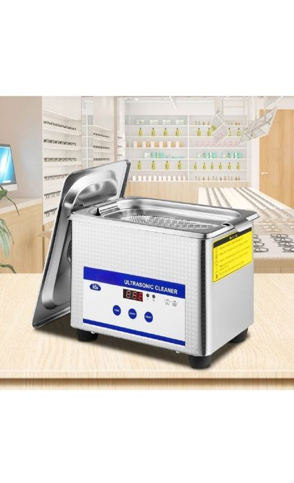 Baie cu ultrasunete / Aparat curățare cu ultrasunete 0.8L - Nou / Inox Digital