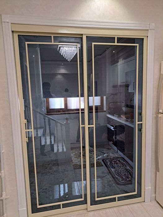 Стеклянная дверь/Раздвежная дверь/Лофт двери/Перегородки