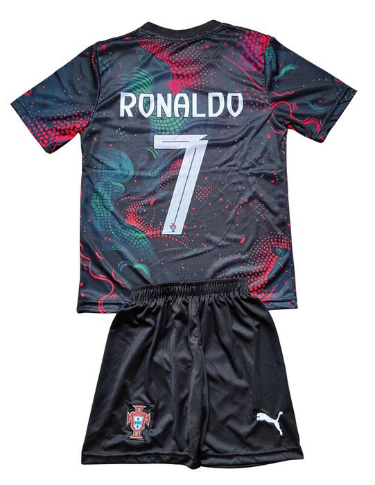 Детски футболен екип Португалия Роналдо комплект Ronaldo тениска CR7