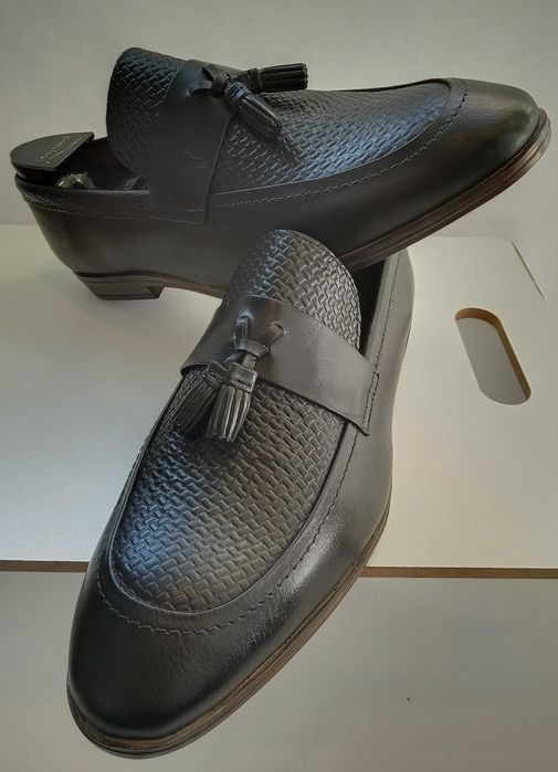 Pantofi loafers premium River Island 41 piele naturala