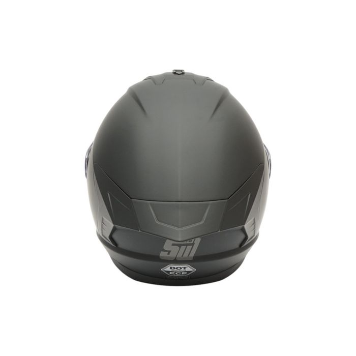 Casca Moto Integrala Grit Neagra cu Viziera Transparenta, Marimea L,