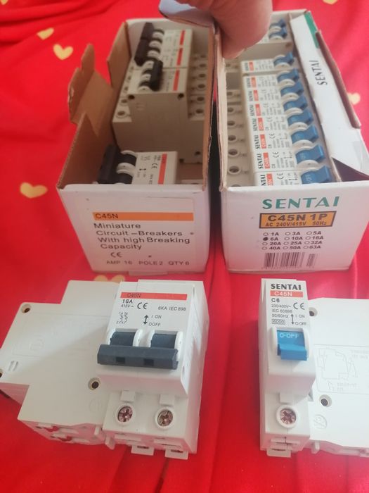 Sigurante fusibile automate NOI RCB 6 16 20 40 63 amperi, 6 Ron solar