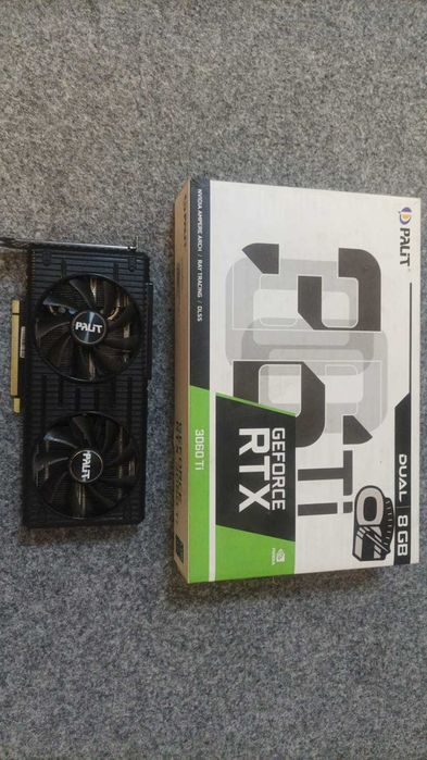 Продается видеокарта Palit RTX 3060Ti в отличном состоянии