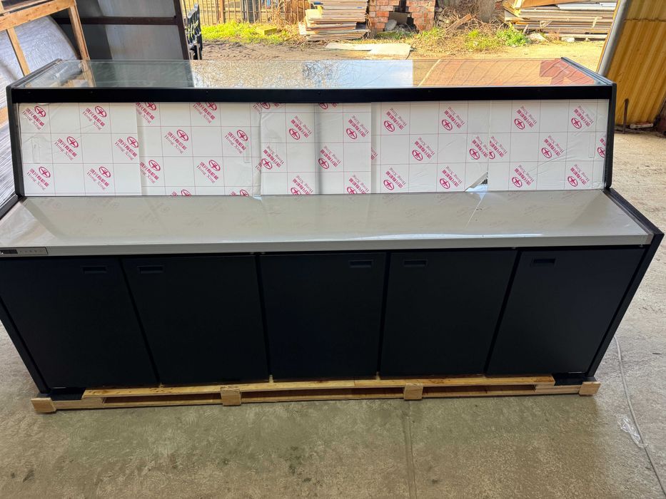 Vitrină frigorifică  1000L Inox Profesională