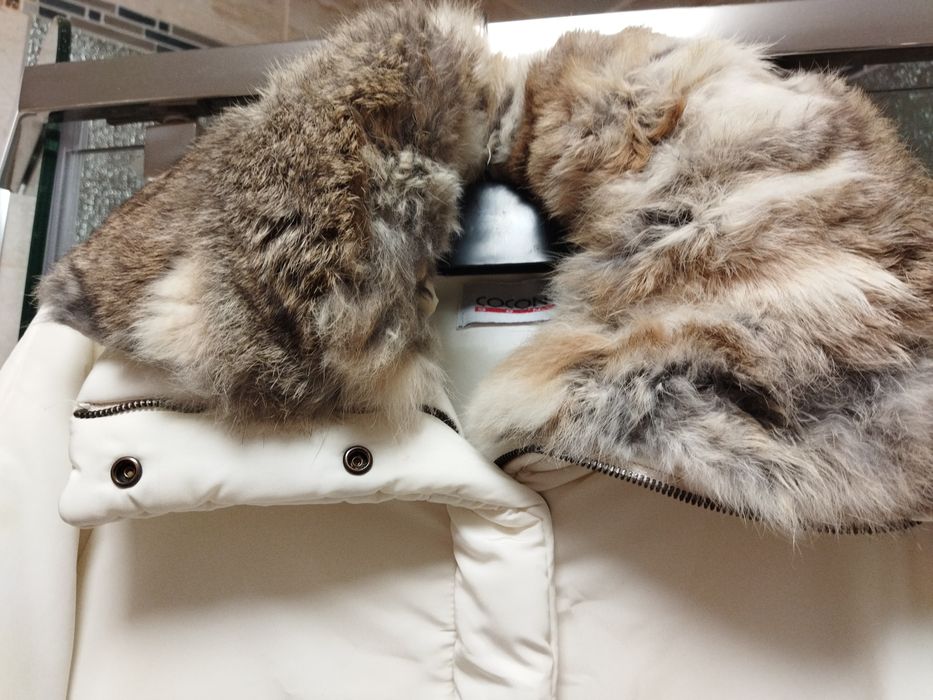 Jacheta cu blana iepure