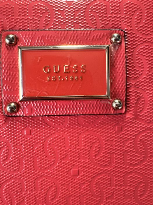 Чанта Guess цикламена
