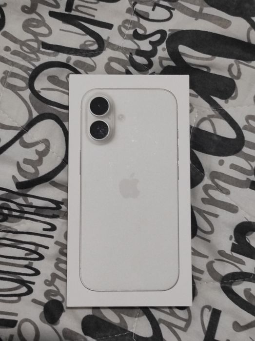 IPHONE 16 WHITE 6.10 ", 128 GB, RAM 8 GB, 48+12 MP, 5G