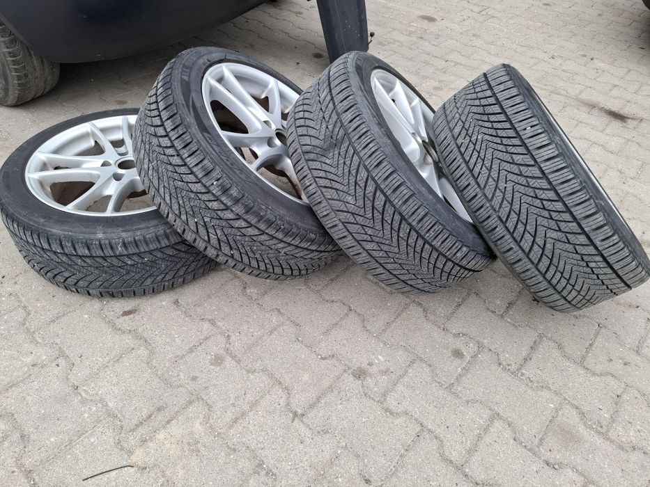 Jante Aliaj Wv  Audi 225 45 17 Echipate cu anvelope MS  noi perfecte.