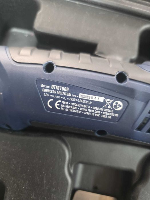 Unealta multifunctionala fara fir Ferm, OTM1006, 12V, 1.5A