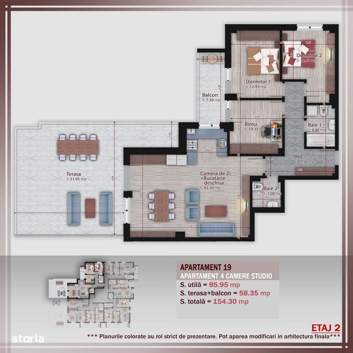 Ap. 4Cam. In Bloc P+3 Premium - Terasa 51Mp. Pallady. Comision 0%!