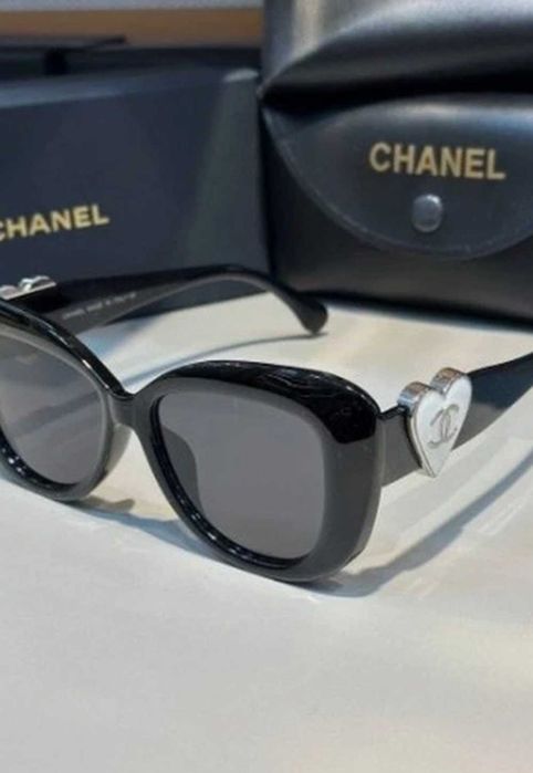 Ochelari De Soare Chanel Negri Unisex Vara