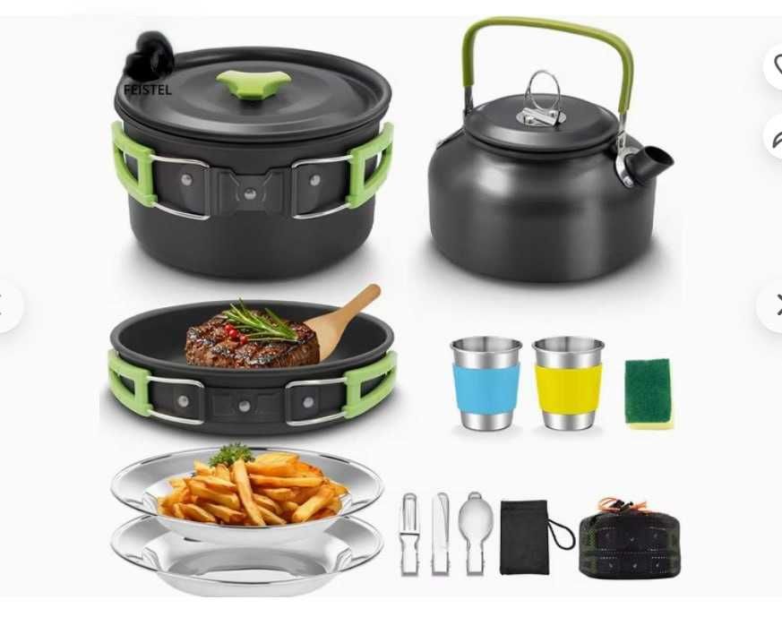 Комплект къмпинг тенджери Forest tales GT-308, 15 части