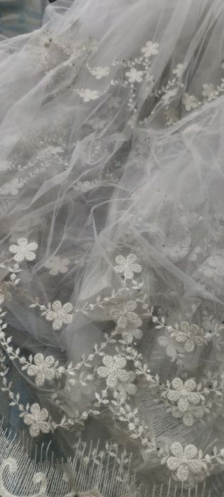 Штор 2 шт  тюль 1