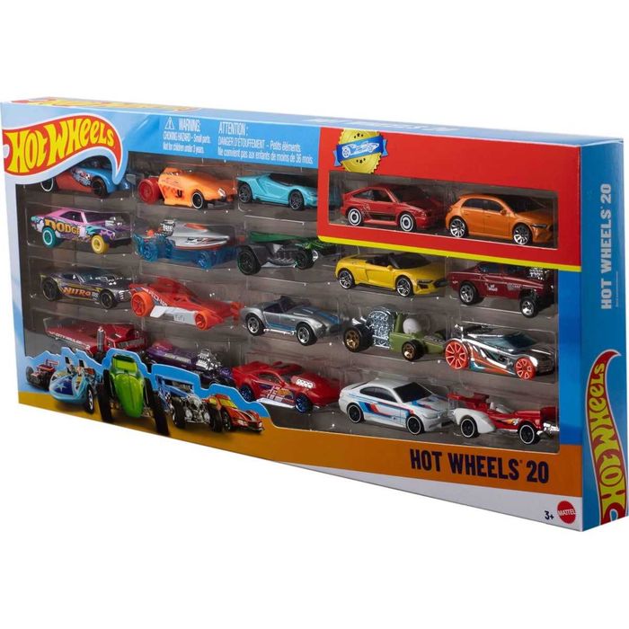 Набор базовых машинок Hot Wheels, 20 штук от Mattel