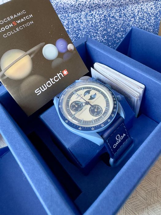 Omega & Swatch Super Blue Moon