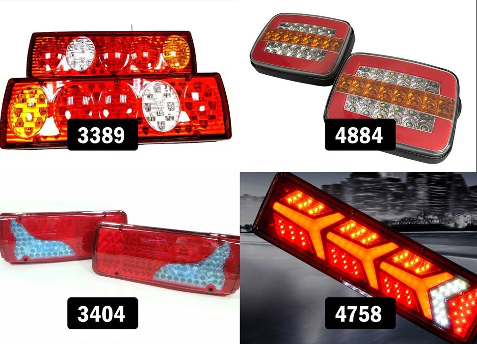 Лед Стопове за ремарке, камион, платформа, трактор, бус, кравана и др.