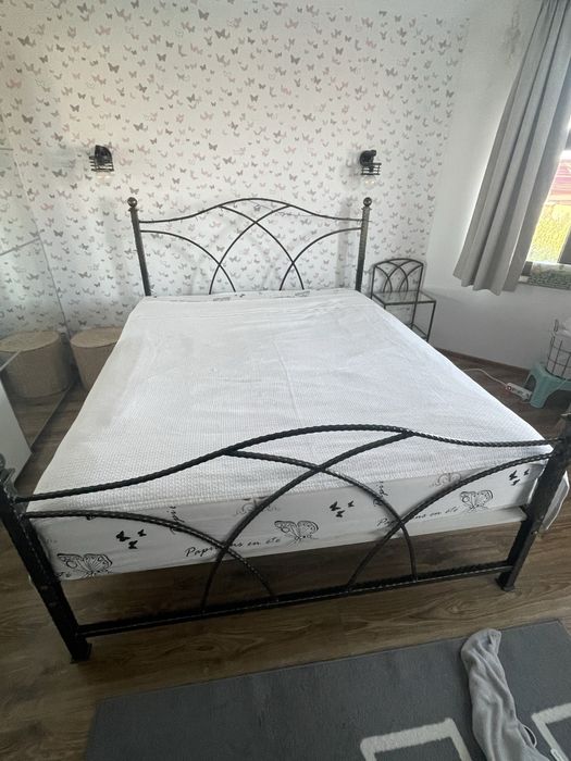 Vand pat fier forjat + 2 noptiere