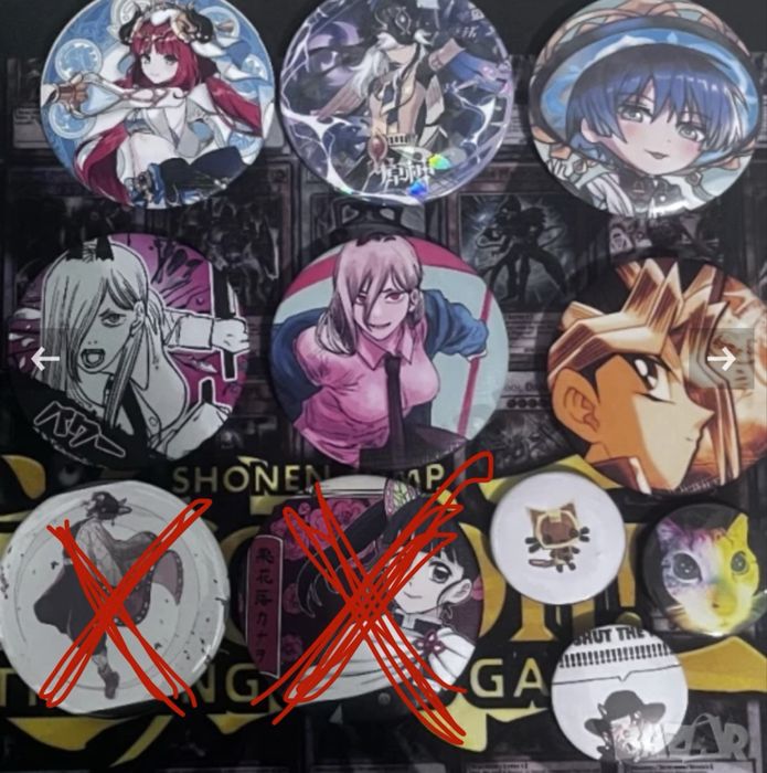 anime  значки / pins
