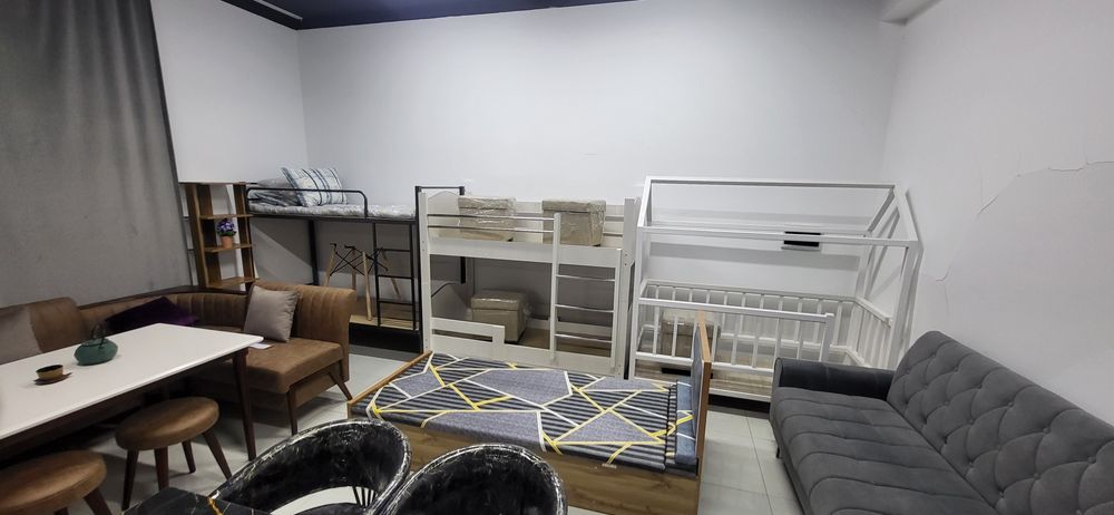 Детский кровать двухэтажный кровать двухярусный кровать диван шкаф кух