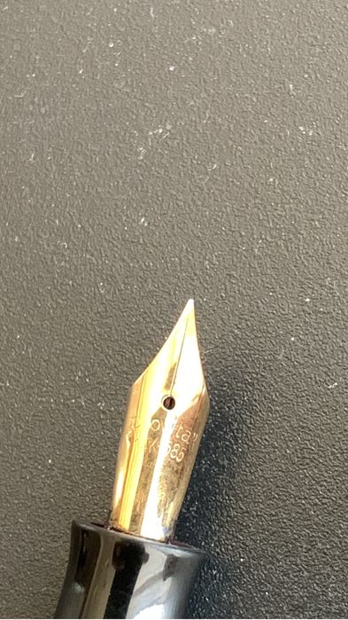 Винтидж немска писалка PROVITAR 14K – златно перо, бутонен пълнител.