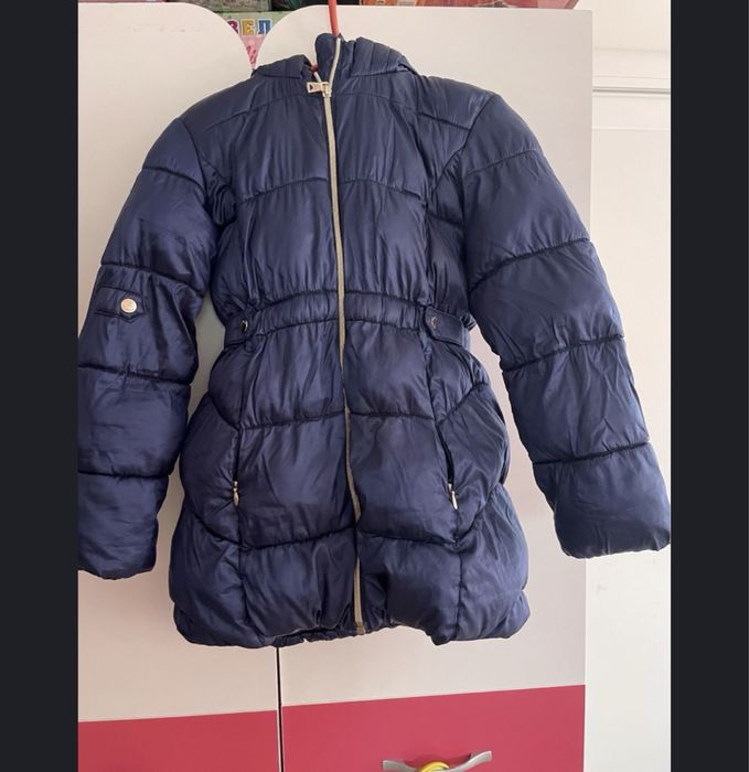 Зимно яке Mayoral Zara H&M Guess Nike детско яке синьо момиче