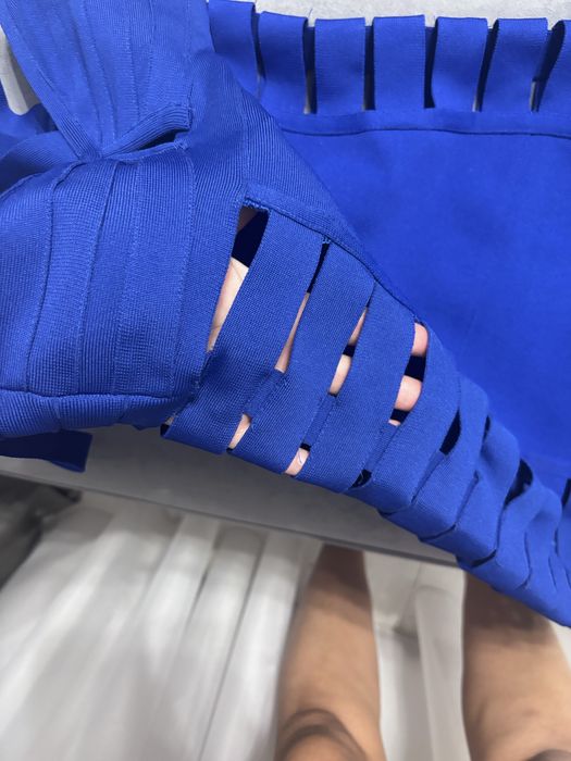 Дълга бандажна секси рокля, размер С