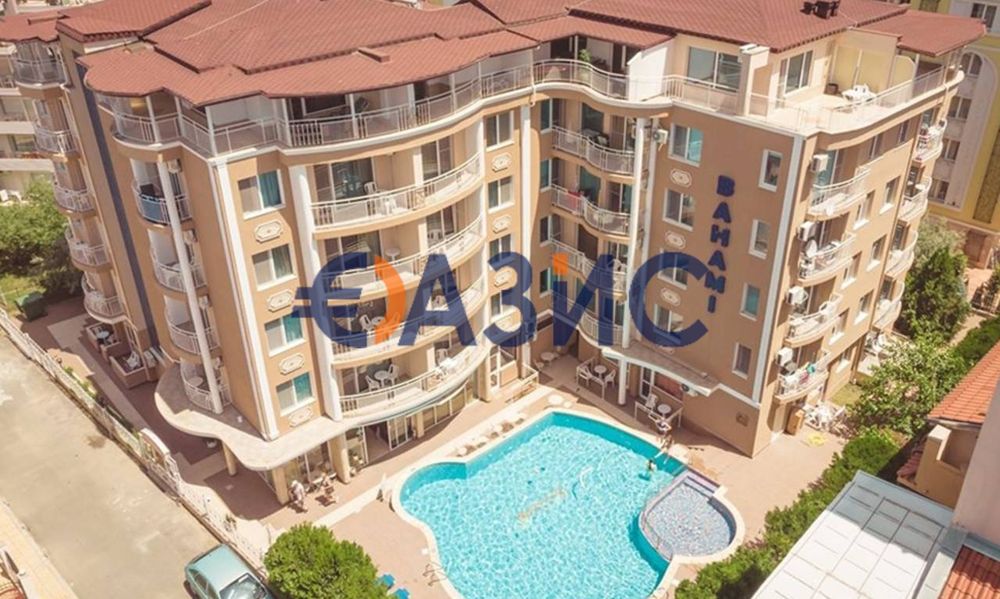 Апартамент с 1 спалня, 3 ет., "Бахами" Слънчев Бряг, България, 44.21